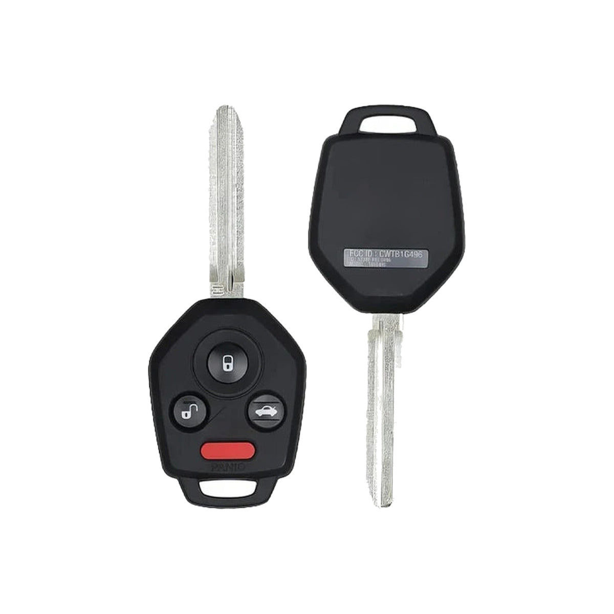 2024-2026 Subaru Ascent Outback Legacy Impreza XV Crosstrek 4-Button Remote Key CWTB1G496 H Chip PN: 57497-AN03A - Recase, no-logo shell