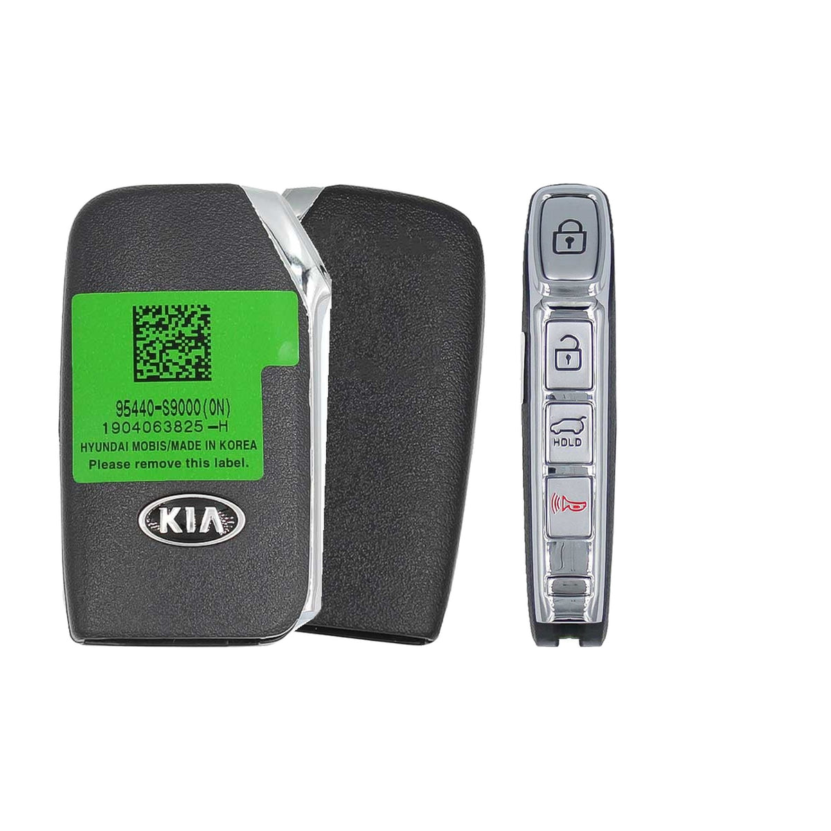 2019-2022 Kia Telluride 4-Button Smart Key PN: 95440-S9000 TQ8-FOB-4F24 - Brand New, side buttons shown