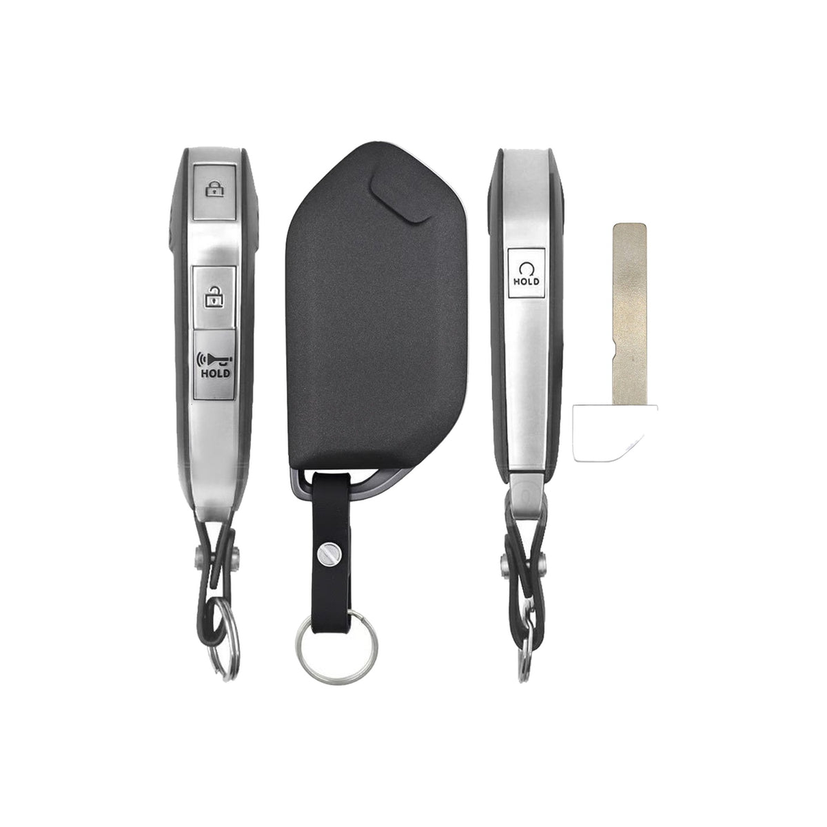 2022-2025 Kia Telluride 4-Button Smart Key PN: 95440-S9630 TQ8-FOB-4F71 - front, back, side buttons and emergency key