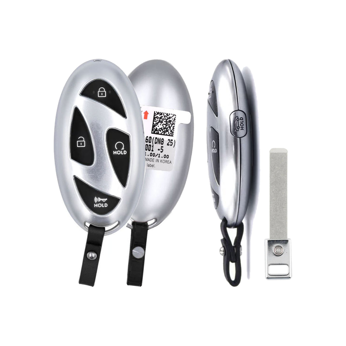 2024-2026 Hyundai Sonata 5-Button Smart Key TQ8-FOB-4F89U44 PN: 95440-L1560 - front, back, side buttons and emergency key