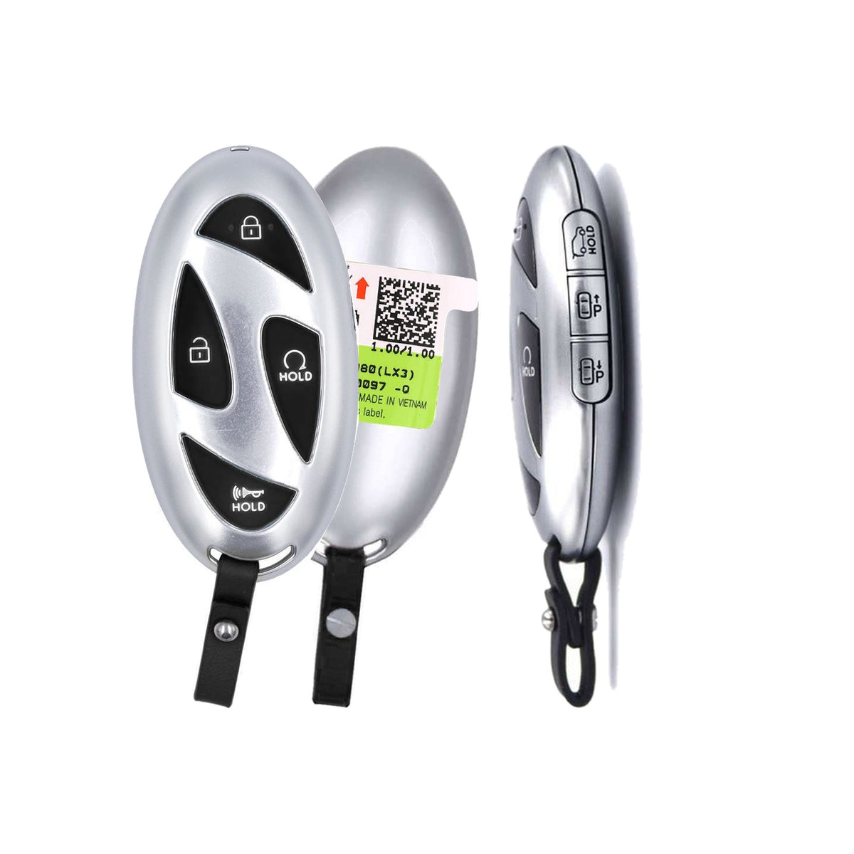 2025-2026 Hyundai Palisade Smart Key 7-Button Hatch Remote Start Park Assist TQ8-FOB-4FA2U44 PN: 95440-P9080 - Brand New, side buttons shown