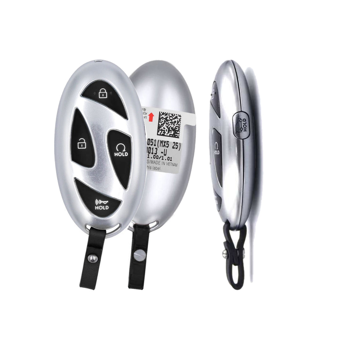 2023-2027 Hyundai Santa Fe 5-Button Smart Key PN: 95440-P6051 TQ8-FOB-4F61M43 - Brand New, side buttons shown