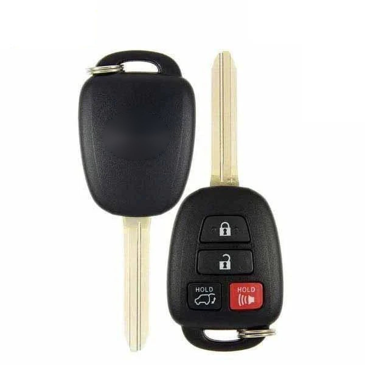 2013-2017 Toyota RAV4 4-Button Remote Key PN: 89070-42830 HYQ12BDM H Chip - front, back, side buttons and emergency key