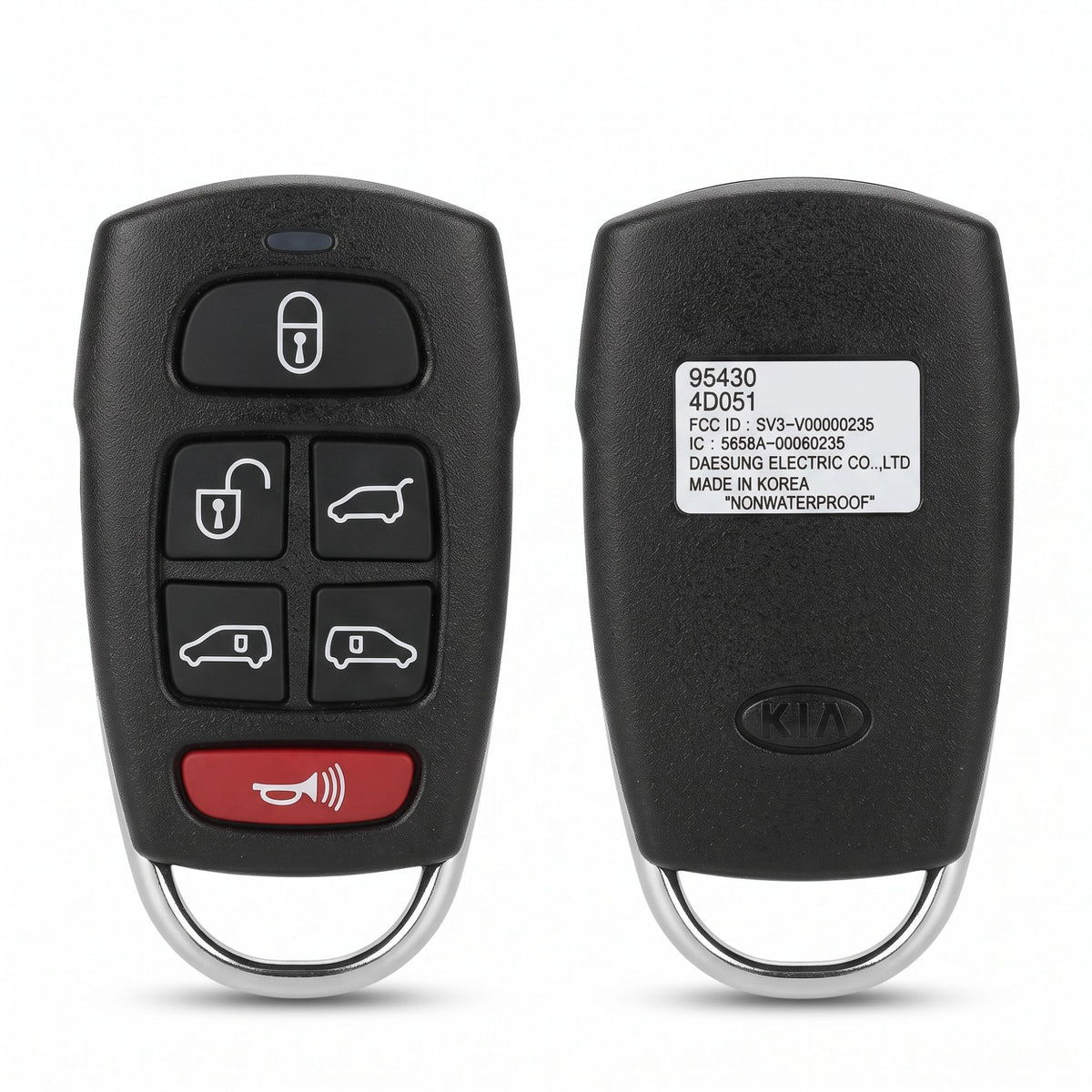 2006-2013 Kia Sedona | 6-Button Keyless Entry Remote - Refurbished