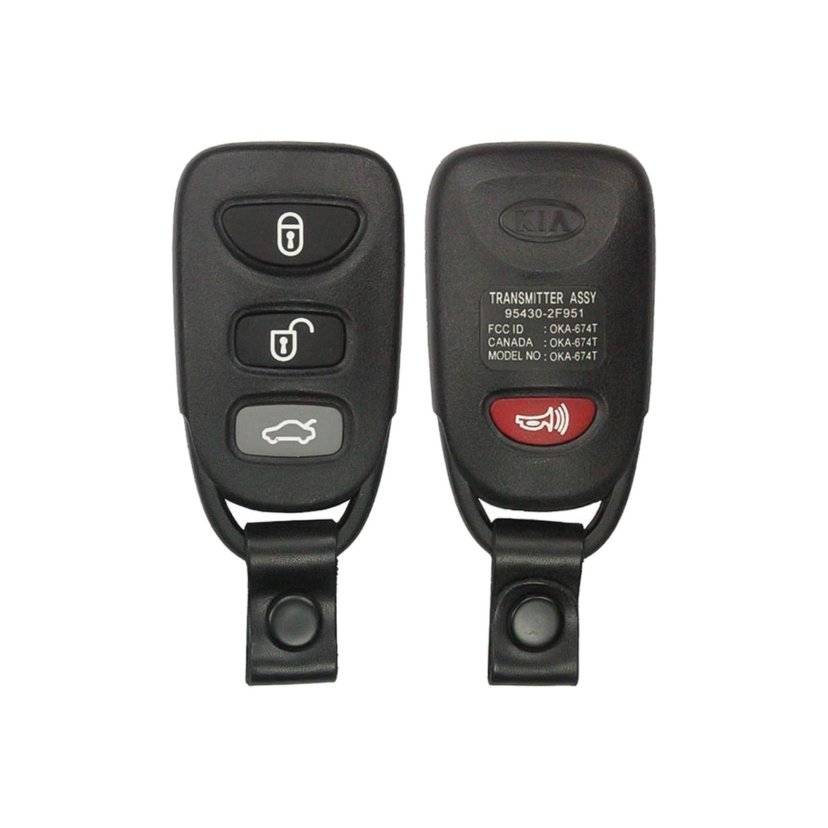 2007-2009 Kia Spectra | 4-Button Keyless Entry Remote - Refurbished