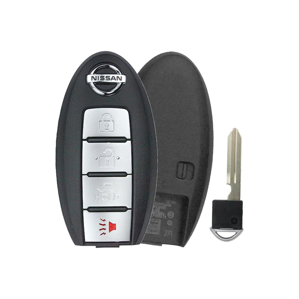 2007-2014 Nissan Altima Maxima 4-Button Smart Key KR55WK48903 OEM OEM - front, back and emergency key