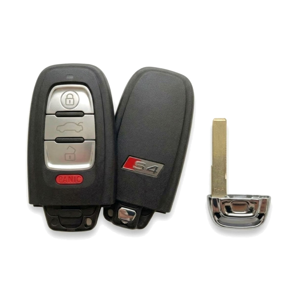 2008-2016 Audi 4-Button Smart Key Comfort Access - Audi S4 Logo - Refurbished