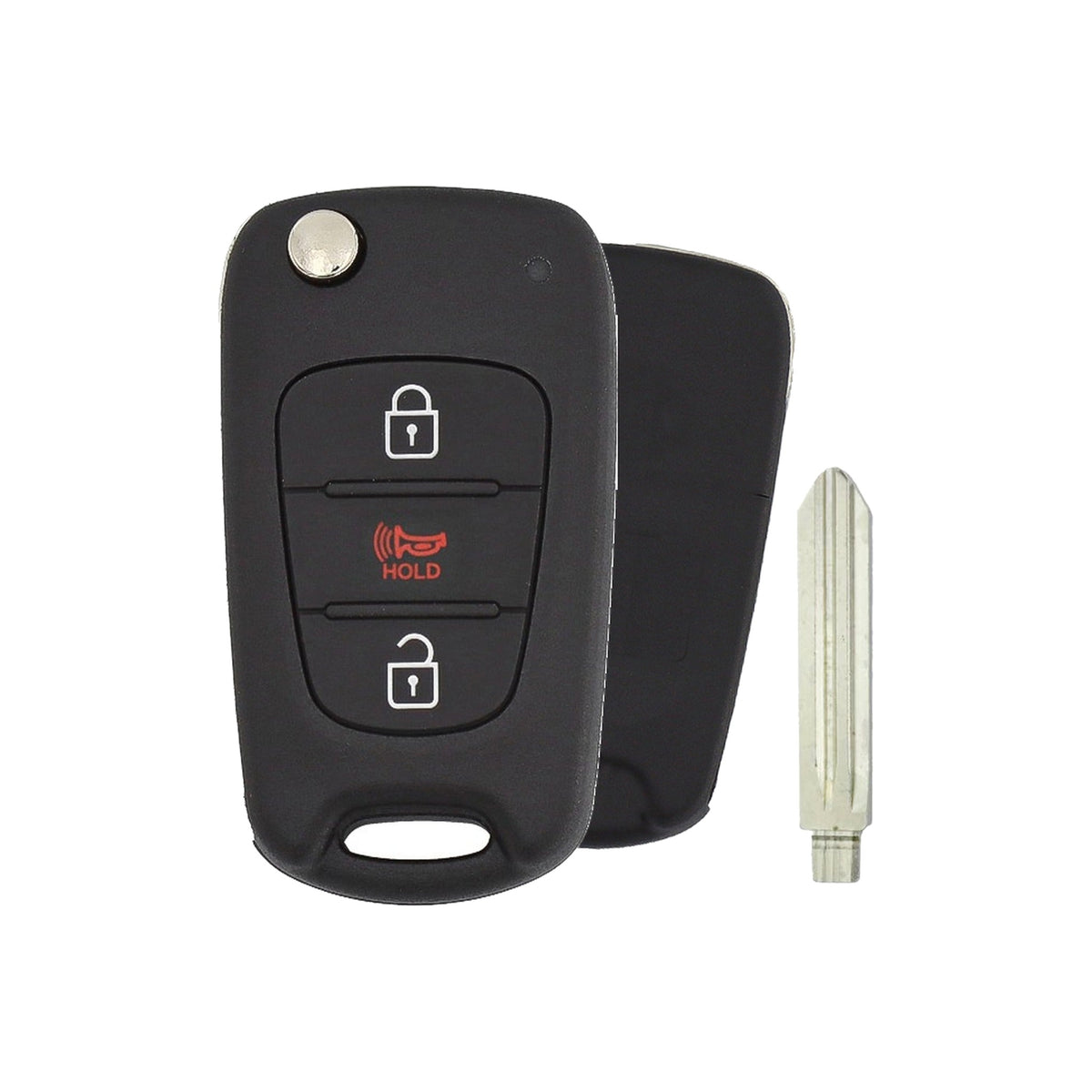 2012-2013 Kia Sportage | 3-Button Flip Key - Main photo