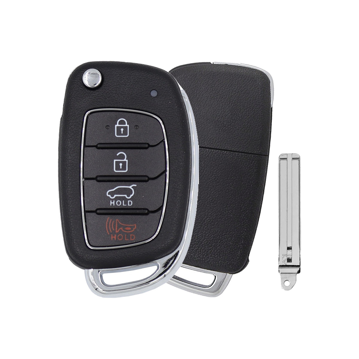 2015-2021 Hyundai Tucson | 4-Button Remote Flip Key - Recase