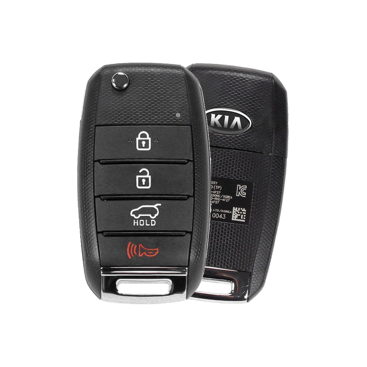 2016-2019 Kia Sportage | Remote Flip Key 4-Button Hatch | With Transponder 4D60 - Brand New
