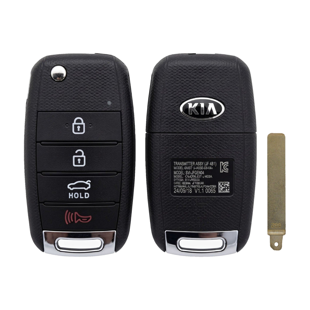 2016-2020 Kia Optima | 4-Button Flip Key - Refurbished