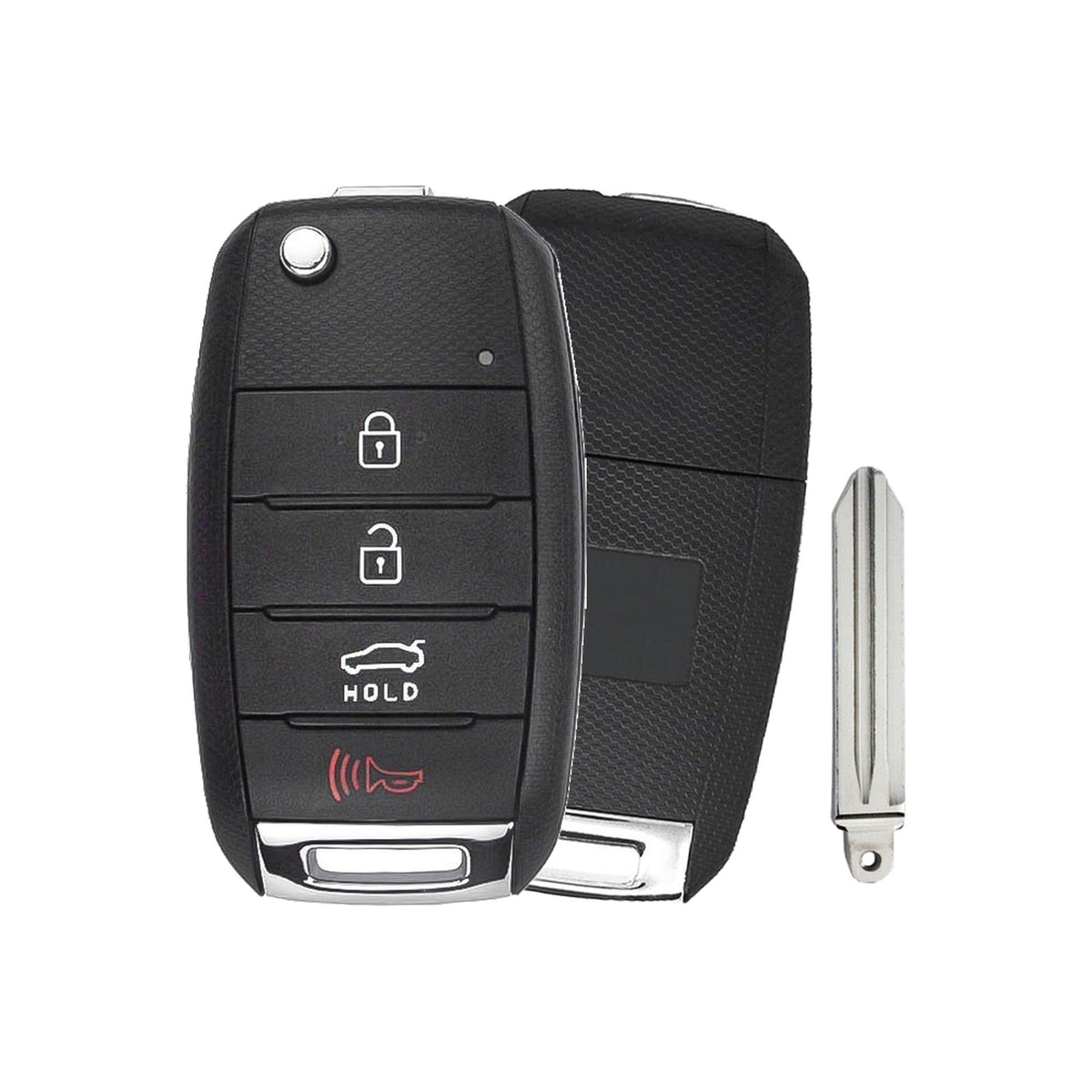 2017-2018 Kia Forte | 4-Button Flip Key - Main photo