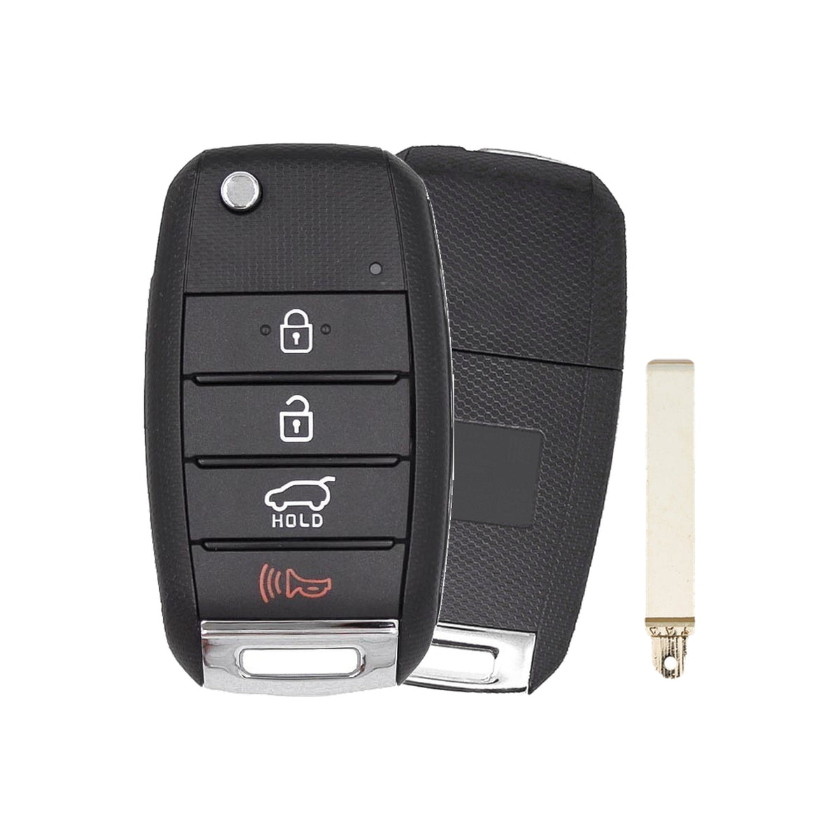2017-2019 Kia Niro | 4-Button Flip Key - Recase