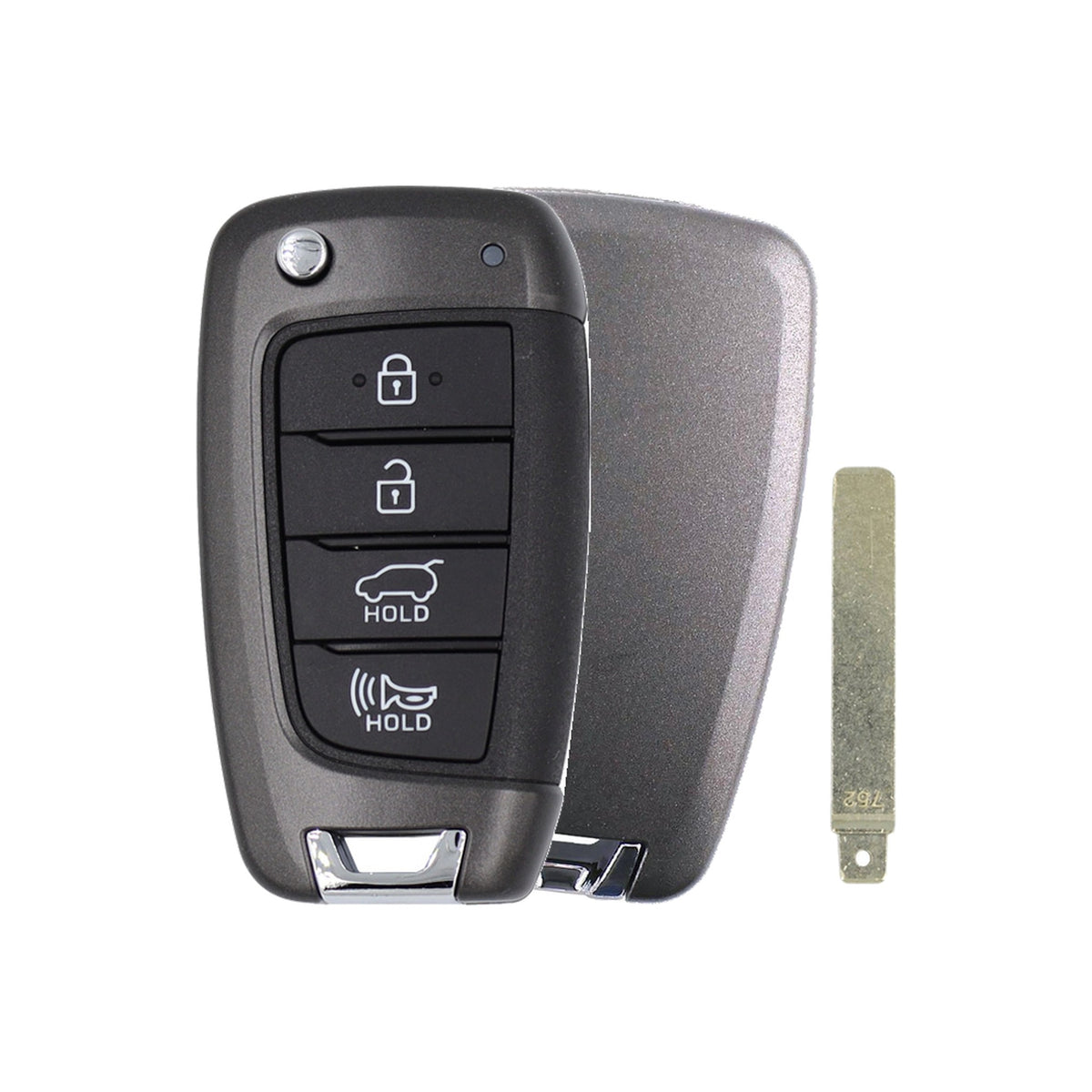 2018-2021 Hyundai Kona | 4-Button Flip Key - Recase