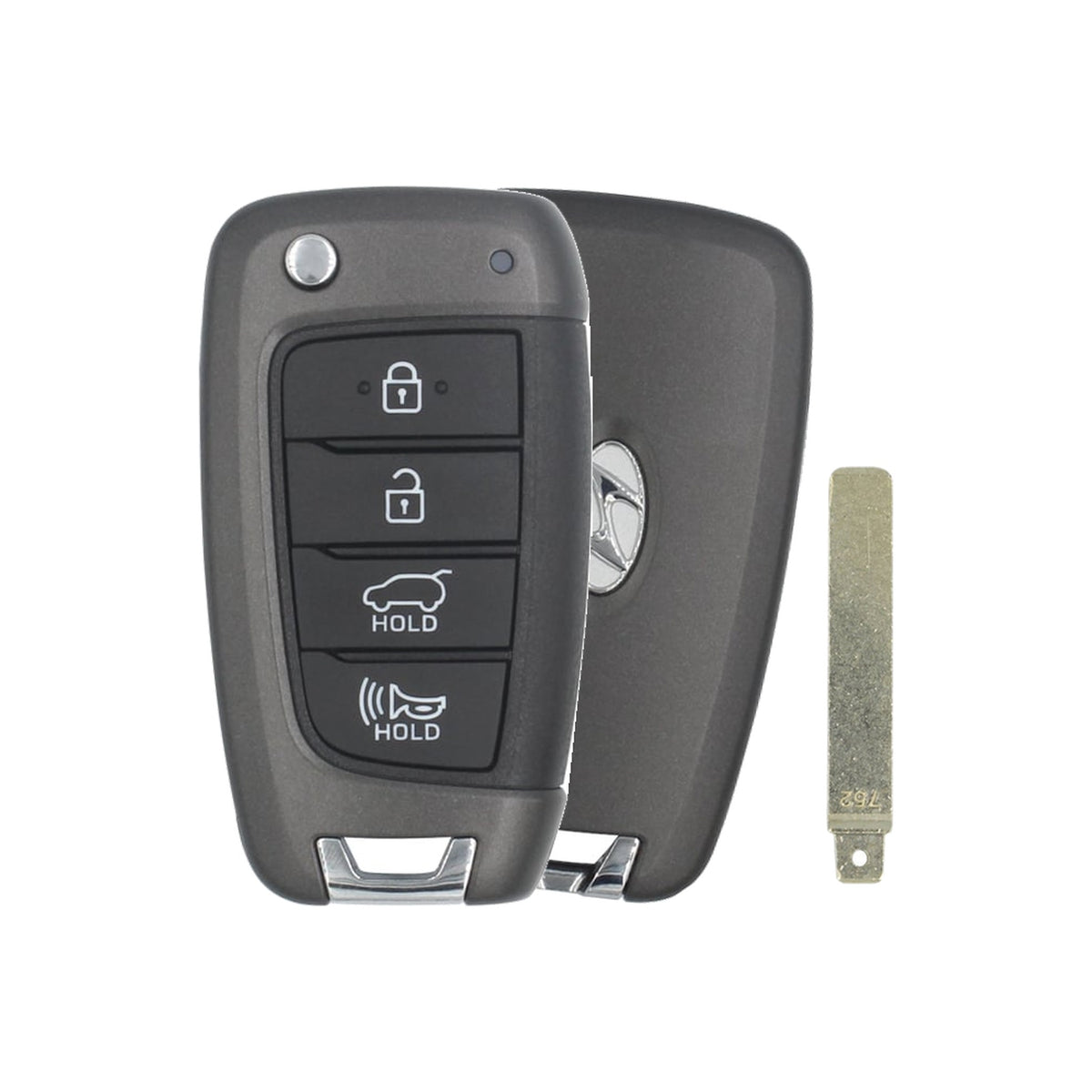 2018-2020 Hyundai Santa Fe | 4-Button Flip Key | KK12 - Refurbished