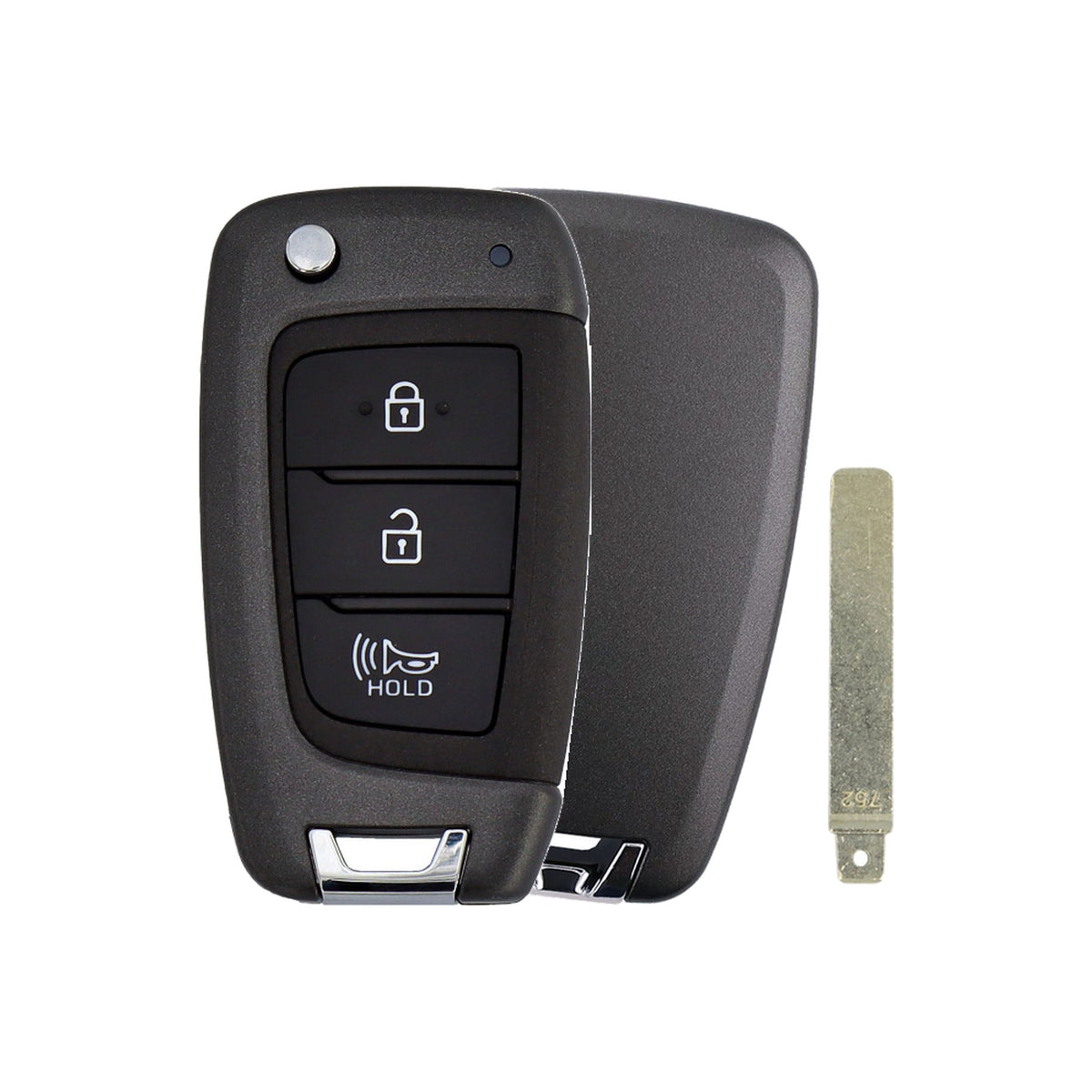 2018-2023 Hyundai Santa Fe | 3-Button Flip Key - Recase