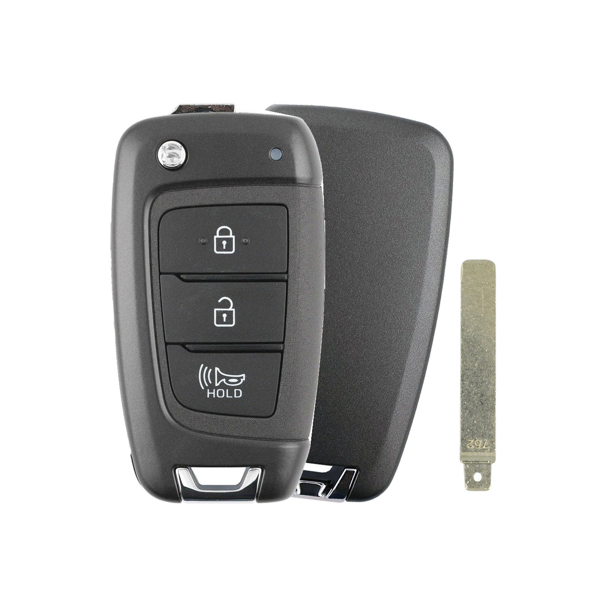 2018-2023 Hyundai Santa Fe | 3-Button Remote Flip Key - Recase
