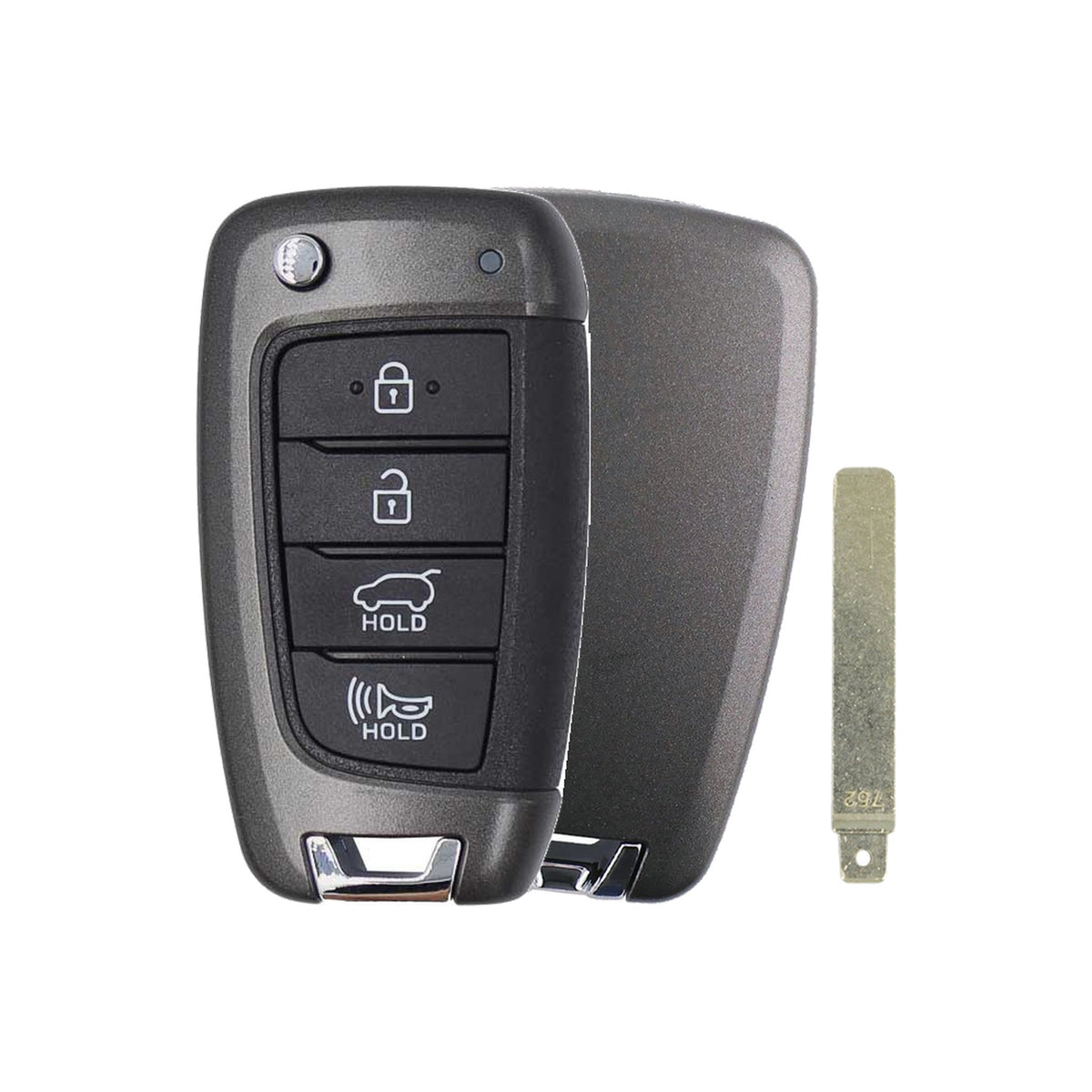 2019-2021 Hyundai Veloster | 4-Button Flip Key - Recase