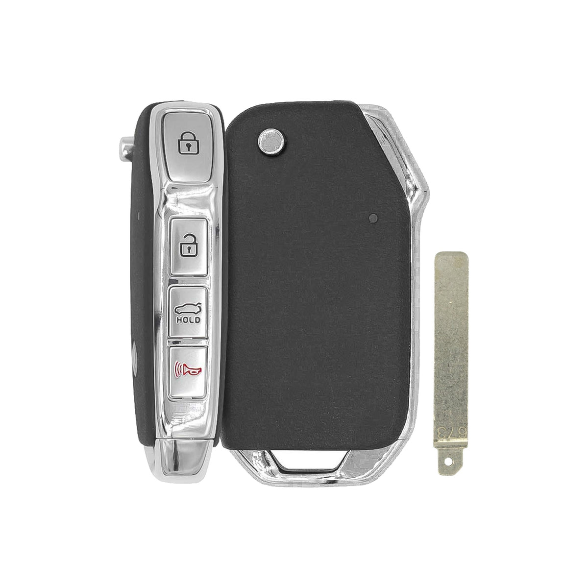 2019-2021 Kia Forte | 4-Button Flip Key - Recase