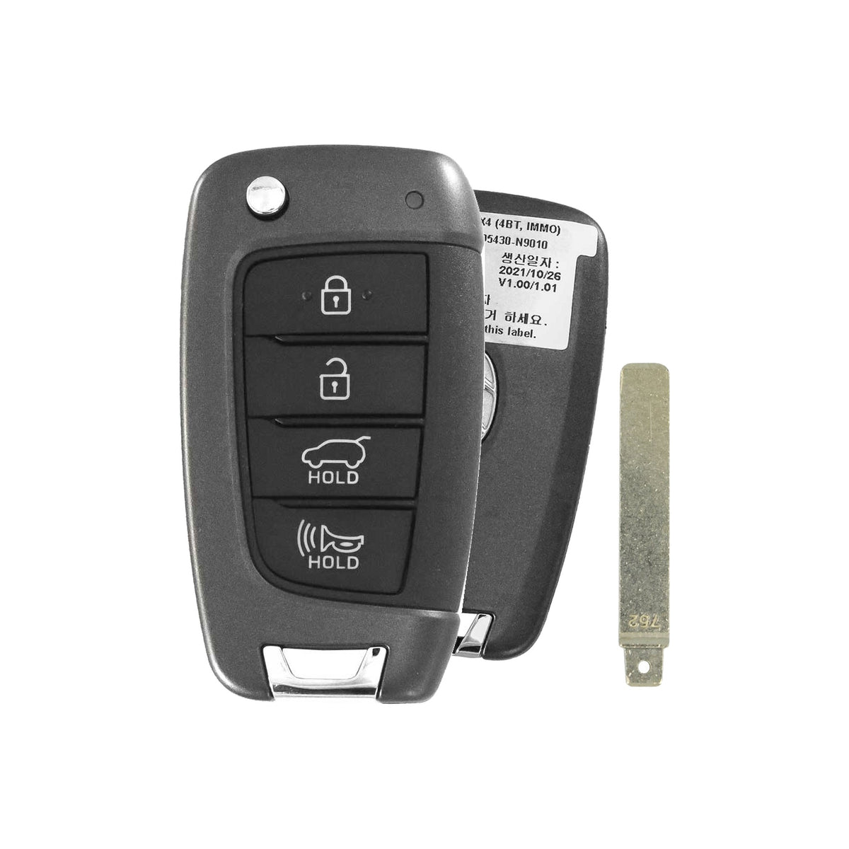 2021-2022 Hyundai Tucson | 4-Button Flip Key - Refurbished