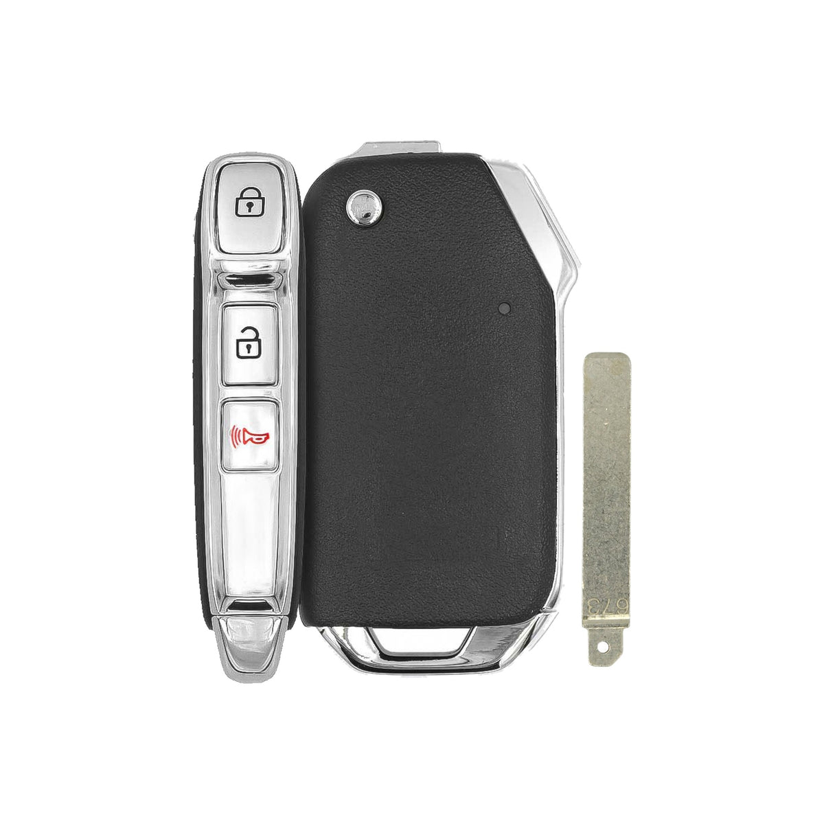 2021-2025 Kia Soul | 3-Button Remote Flip Key - Recase