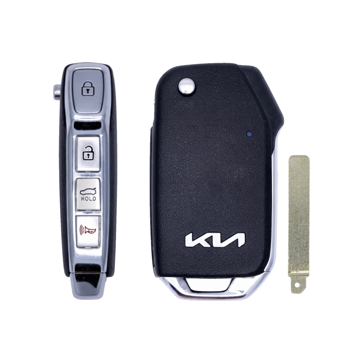 2026 Kia K4 Remote Flip Key 4-Button Trunk w/ Transponder - Refurbished
