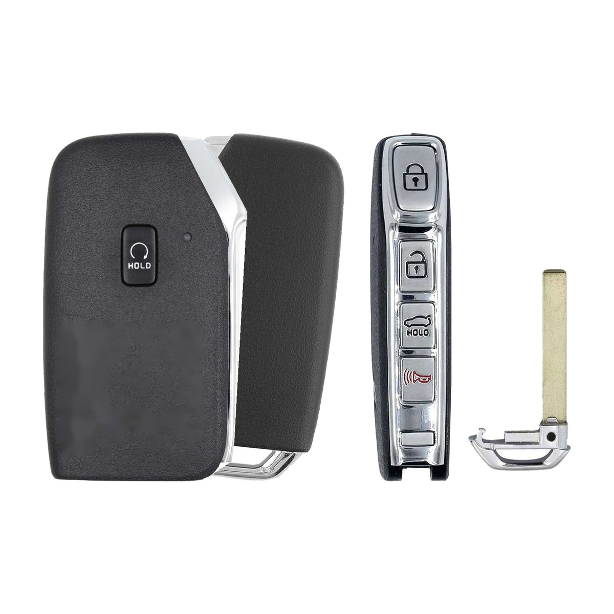 2021-2022 Kia K5 5-Button Smart Key PN: 95440-L3010 CQOFD00790 - front, back, side buttons and emergency key