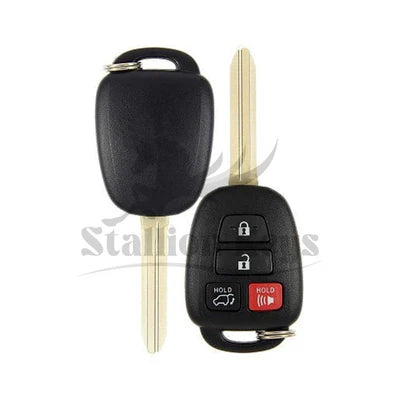 2013-2017 Toyota RAV4 / 4-Button Remote Head Key / PN: 89070-42830 / HYQ12BDM / H Chip / AFTERMARKET