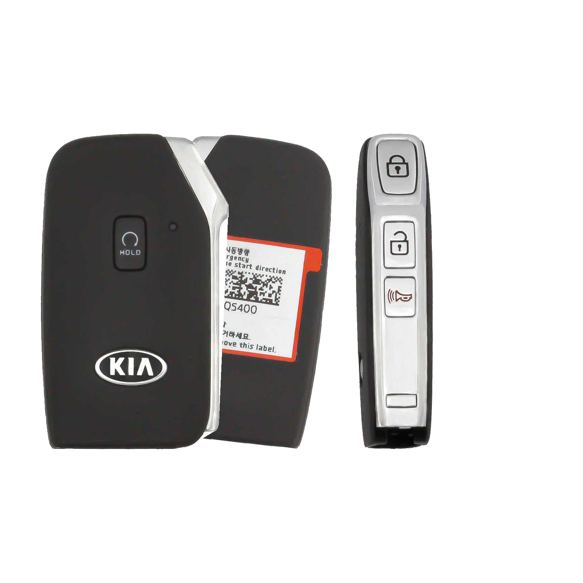 2019-2023 Kia Seltos 4-Button Smart Key PN: 95440-Q5400 NYOSYEC5FOB1907 - Brand New, side buttons shown
