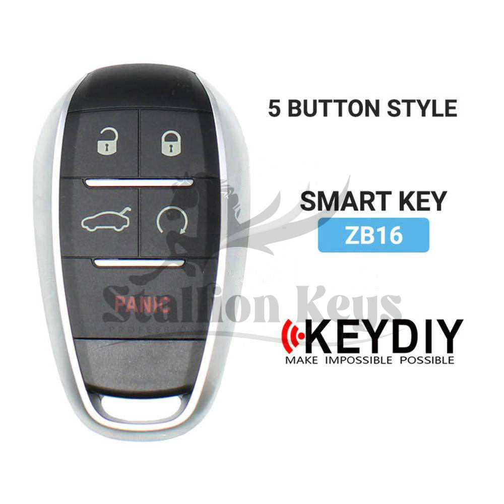 Keydiy - Universal Smart Remote Key 4+1 Button Type Alfa Romeo ZB16