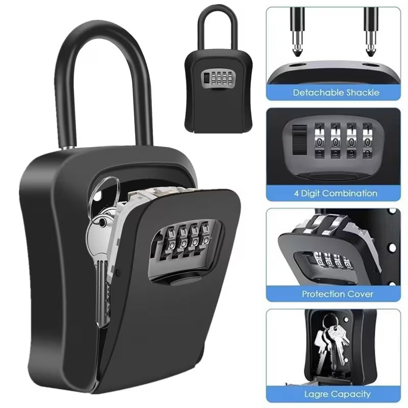 Storage Key Lockbox Digital Combination Key Security Lock Box
