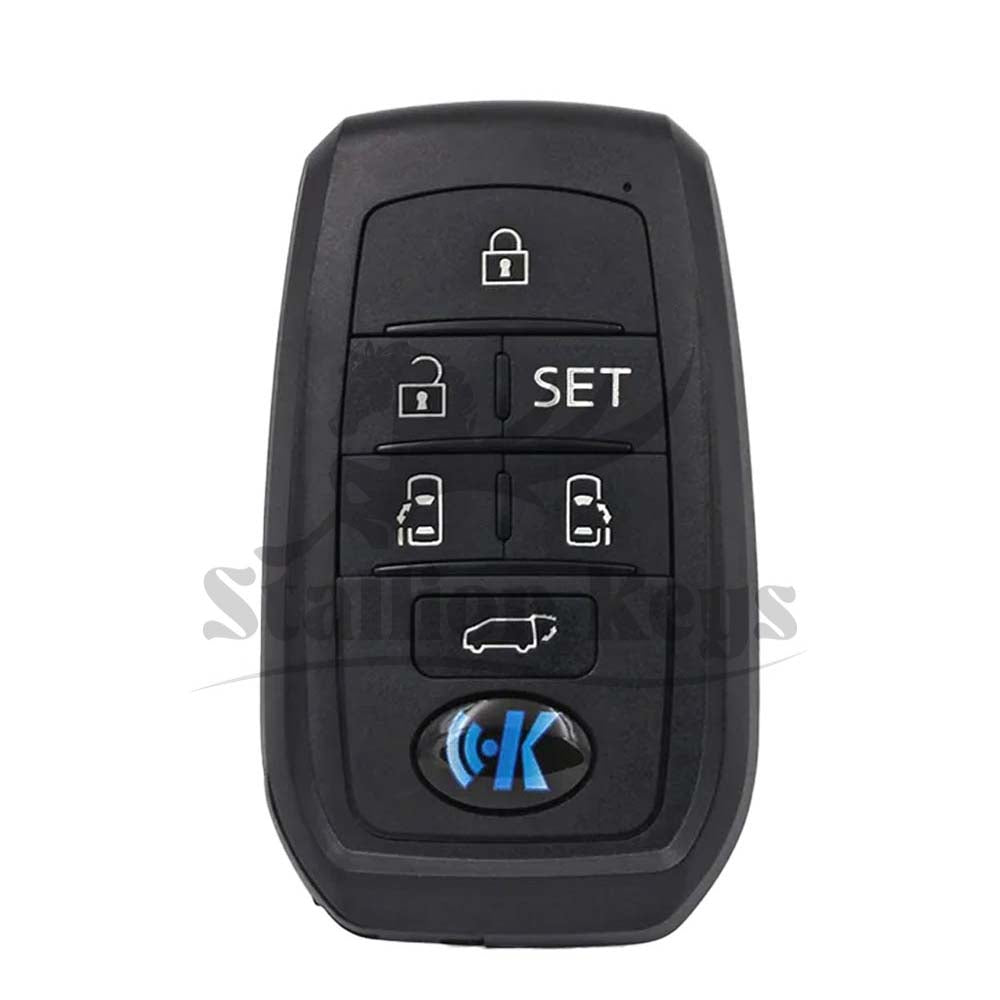 Keydiy - TB01-6 Toyota Lexus Universal Smart Remote Key 6 Buttons With 8A Transponder