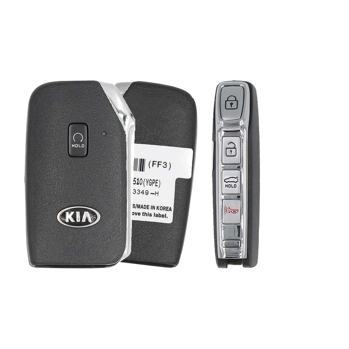 2020 Kia Cadenza 5-Button Smart Key PN: 95440-F6510 TQ8-FOB-4F34 - Brand New, side buttons shown