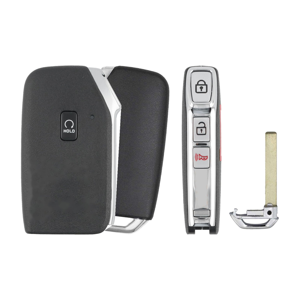 2022-2026 Kia Seltos 4-Button Smart Key PN: 95440-Q5710 NYOSYEC5FOB1907 - front, back, side buttons and emergency key
