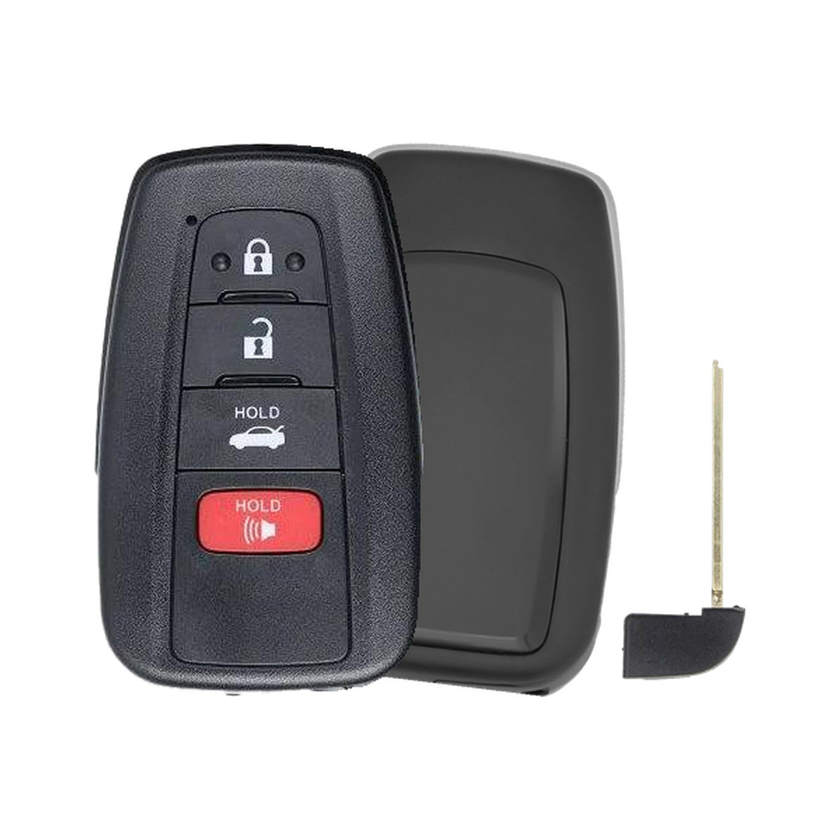 2021-2023 Toyota Mirai 4-Button Smart Key PN: 8990H-62030 HYQ14FLA - Recase, no-logo shell with emergency key