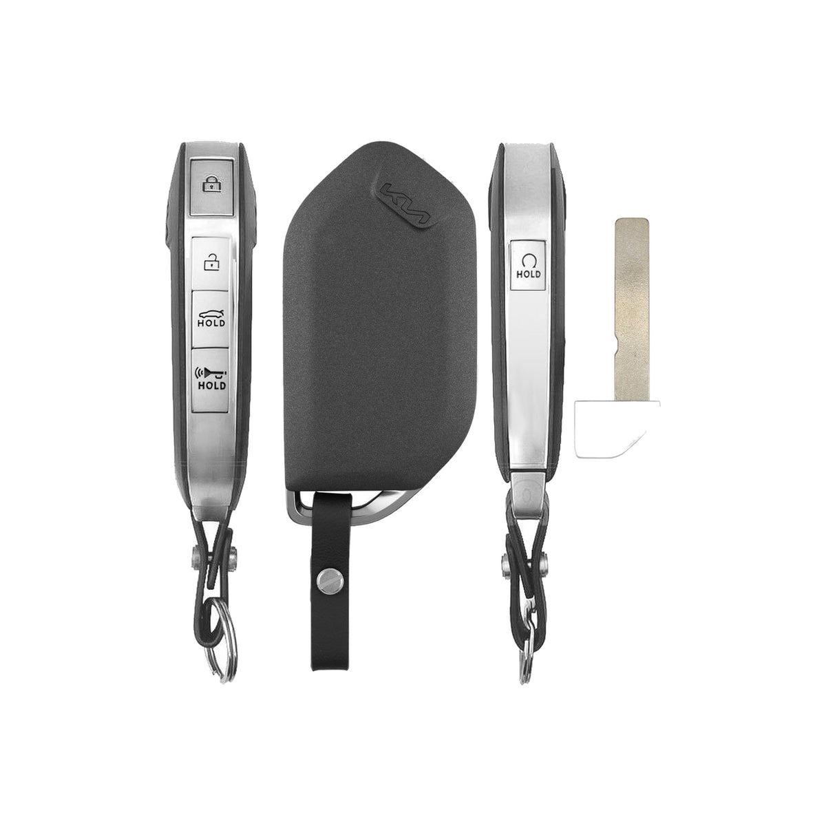 2024-2026 Kia K5 5-Button Smart Key PN: 95440-L2500 TQ8-FOB-4F81U44 - front, back, side buttons and emergency key