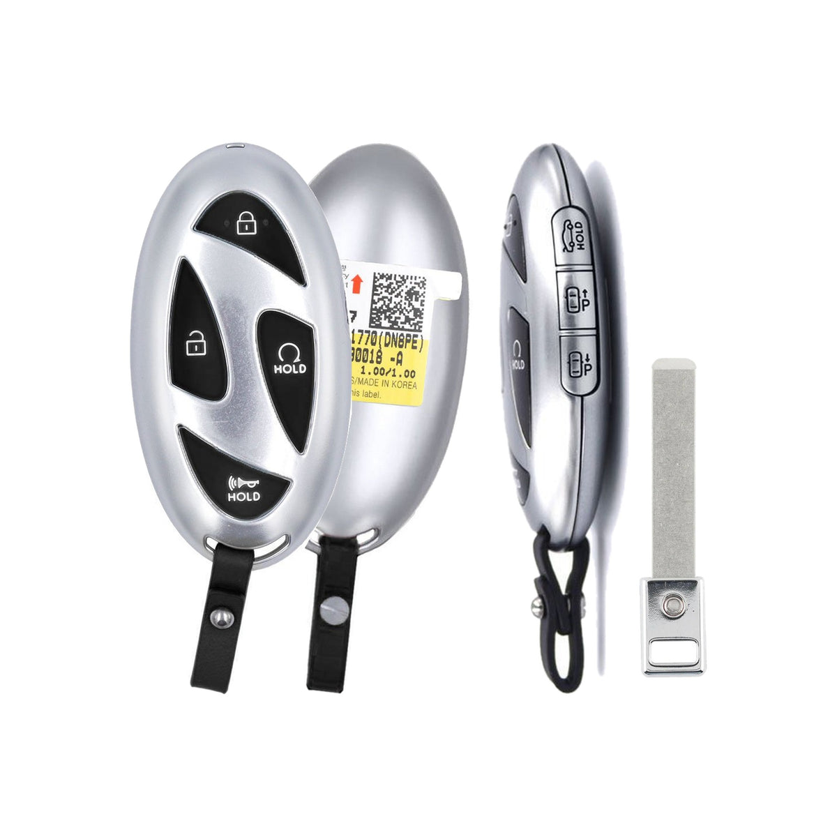 2024-2026 Hyundai Sonata 7-Button Smart Key TQ8-FOB-4F89U44 PN: 95440-L1770 - front, back, side buttons and emergency key
