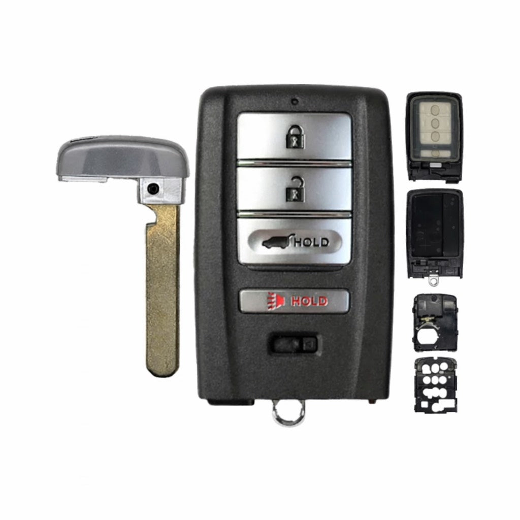 2014-2020 Acura ILX, RLX, TLX, / Acura MDX & RDX / Smart Key Shell 4B with Emergency Key / AFTERMARKET