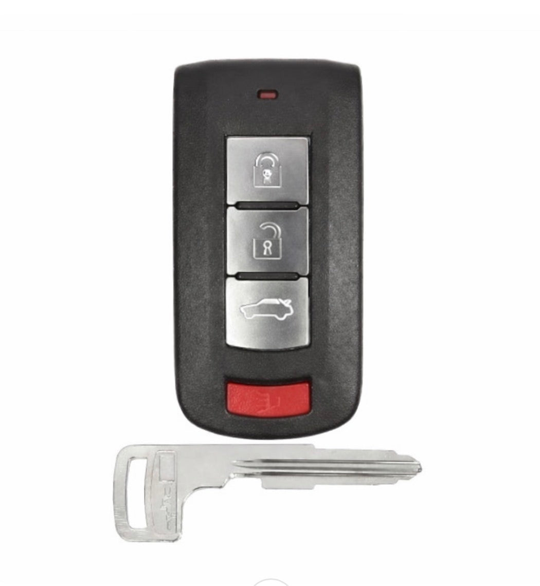 2016-2024 Mitsubishi Mirage / 4-Button Smart Key / PN: 8637C291 / OUCGHR-M013 / ID47 / AFTERMARKET