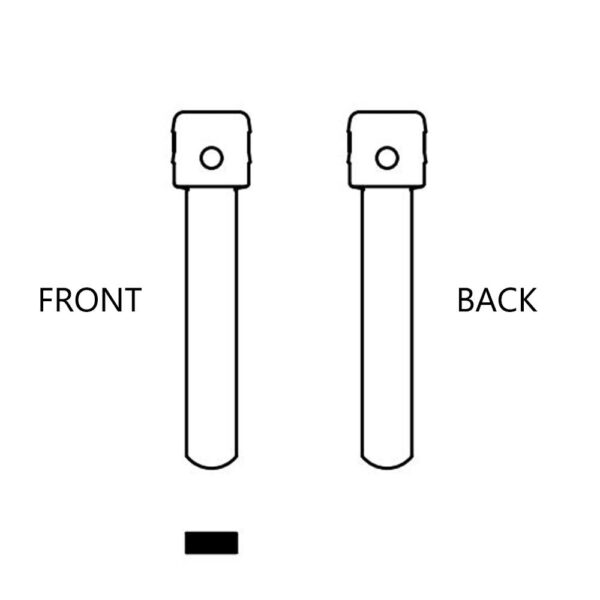 MFK - DAT17 Refill Key Blank Blade for Subaru | GTL (10-PACK)