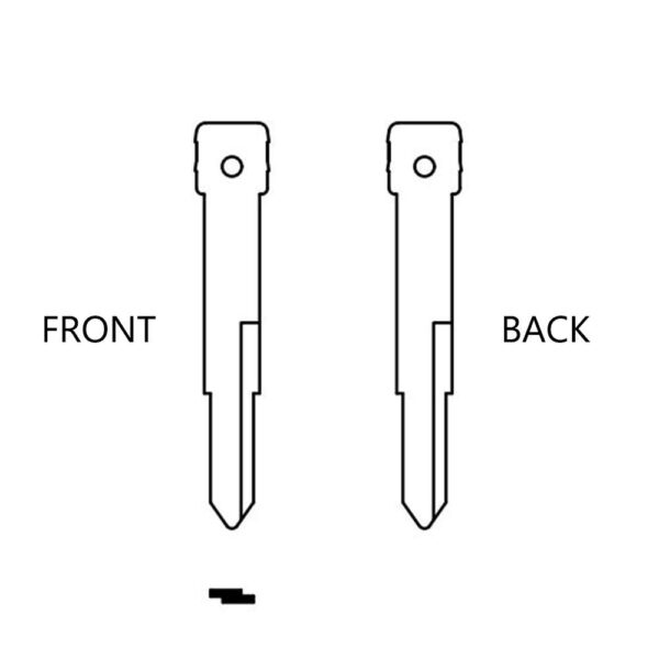 MFK - KVM00 Kymco Multi - Function Key Blade for Motorcycle (10-PACK)