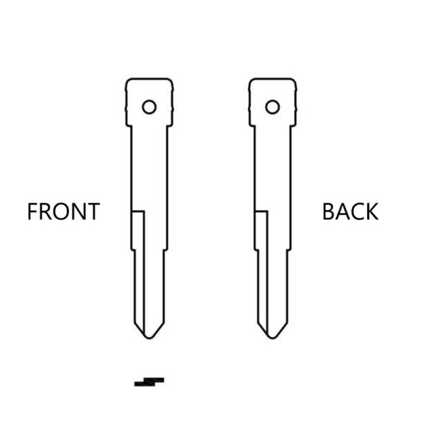 MFK - Kymco KYM2R | KYM-2D Multi - Function Key Blade for Motorcycle (10-PACK)