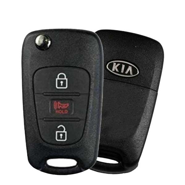 2010-2013 Kia Soul / 3-Button Flip Key / PN: 95430-2K340 / NY0SEKSAM11ATX (AM F/L) OEM REFURB