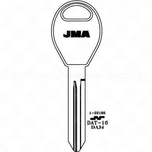 JMA Nissan X237/DA34 Metal Key Blank