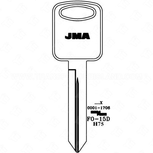 JMA Ford H75 Metal Key Blank