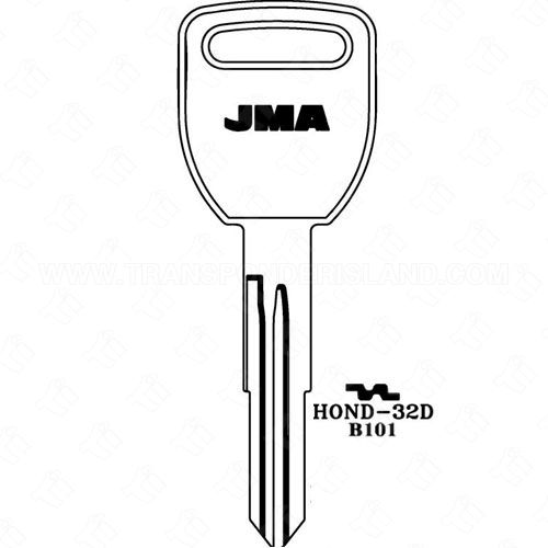 JMA Honda X250 Metal Key Blank