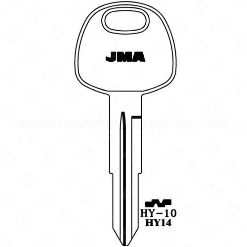 JMA Hyundai Kia HY14/X236 Metal Key Blank