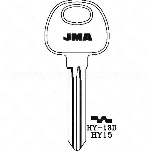JMA Hyundai Kia HY15 Metal Key Blank