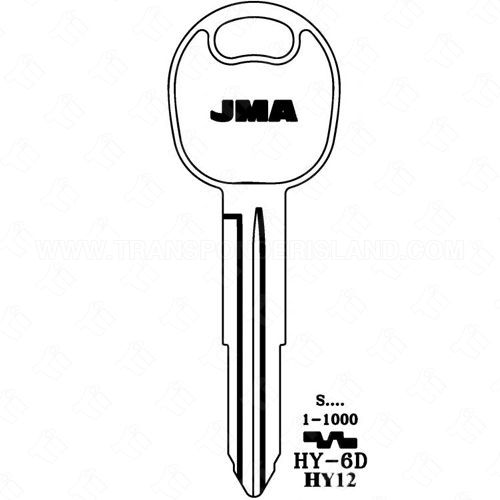 JMA Hyundai Kia HY12/X232 Metal Key Blank