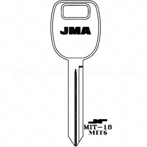 JMA Mitsubishi MIT6/X263 Metal Key Blank